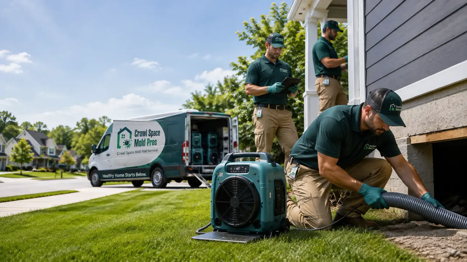 Crawl Space Mold Removal in Peterborough, NH